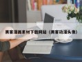 银川黑客漫画素材下载网站（黑客动漫头像）